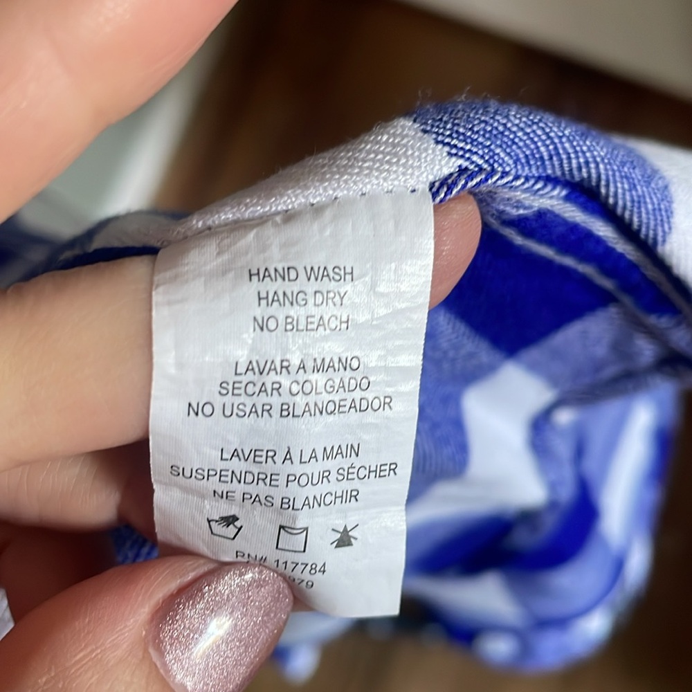 Rails Plaid Button Down Size M - image 5